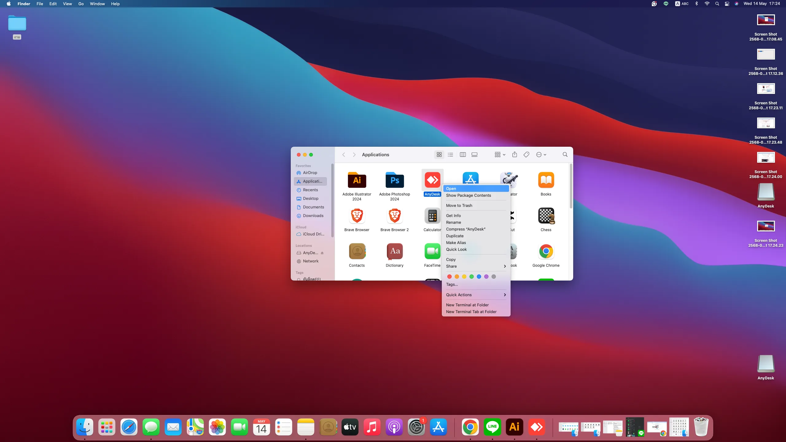 <div>5.Right-click the app → Select <strong>“Open”</strong> to allow it to run.</div>